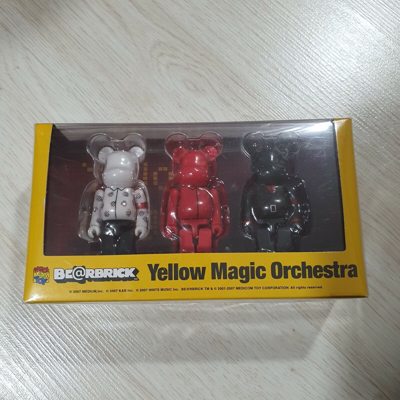 BEARBRICK Yellow Magic Orchestra 100% set YMO Medicom Toy Be@rbrick