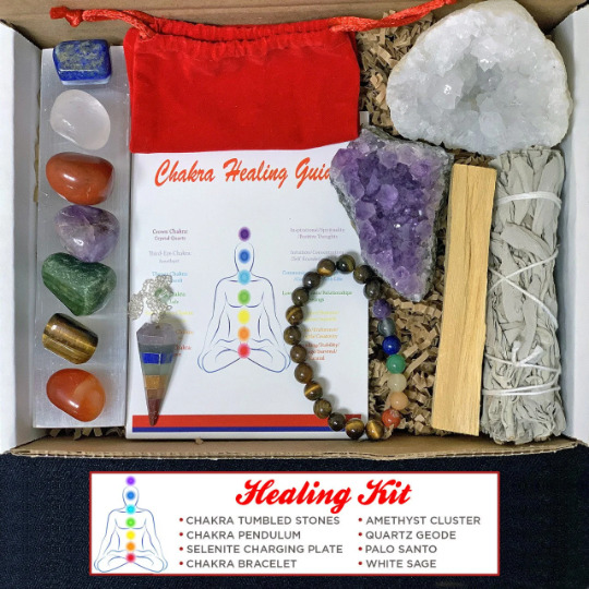 14 Pieces Healing Crystals and Stones Gift Set, Home Cleansing and Wellness Kit