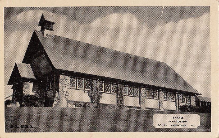 Postcard Chapel Sanatorium South Mountain PA