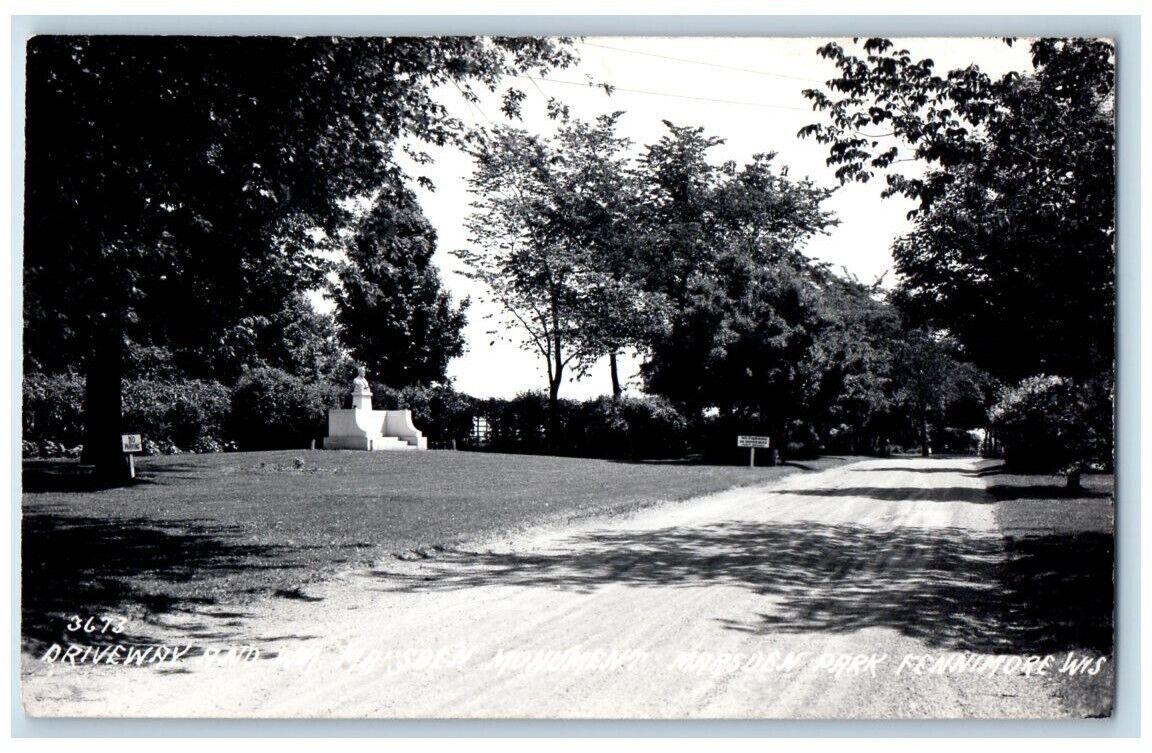c1940's William Marsden Park View Fennimore Wisconsin WI RPPC Photo Postcard