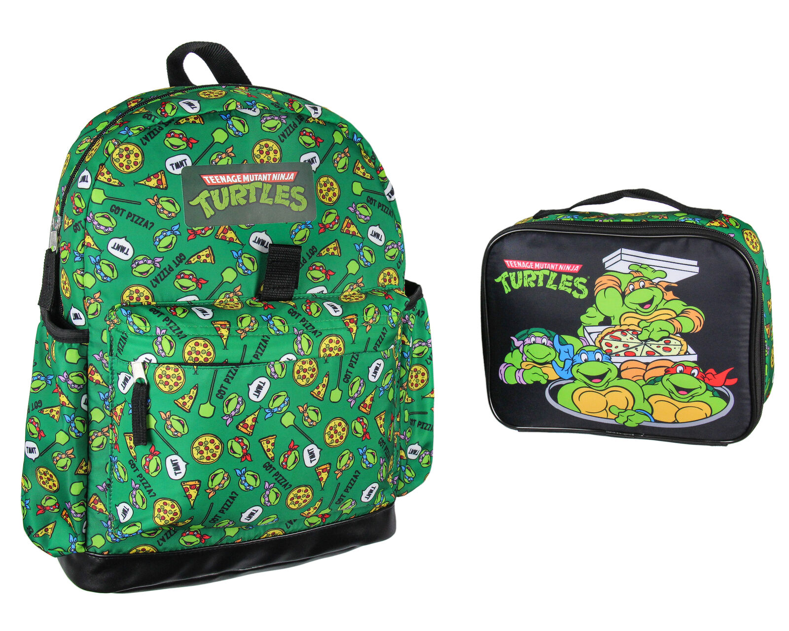 Nickelodeon Teenage Mutant Ninja Turtles Got Pizza? 2 Pc Lunch Box Backpack Set