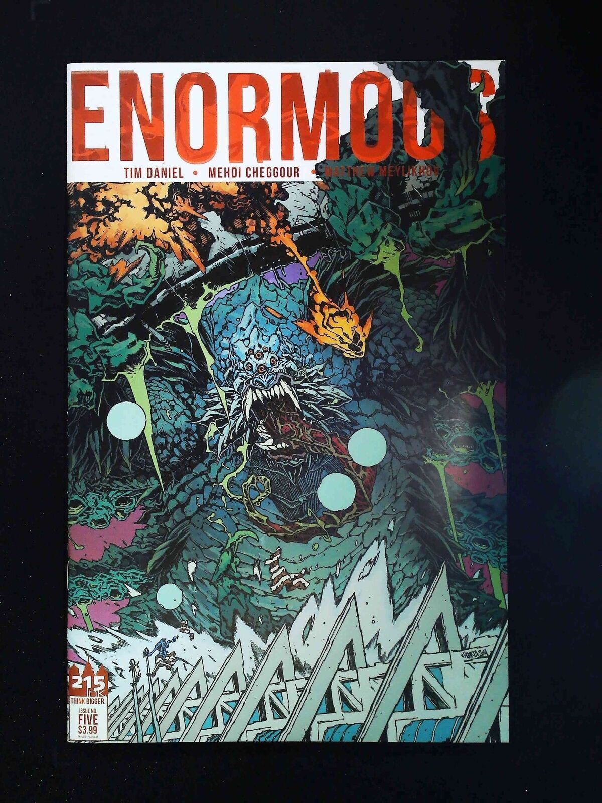 Enormous #5B  215 Ink Comics 2014 Nm  Huerta Variant