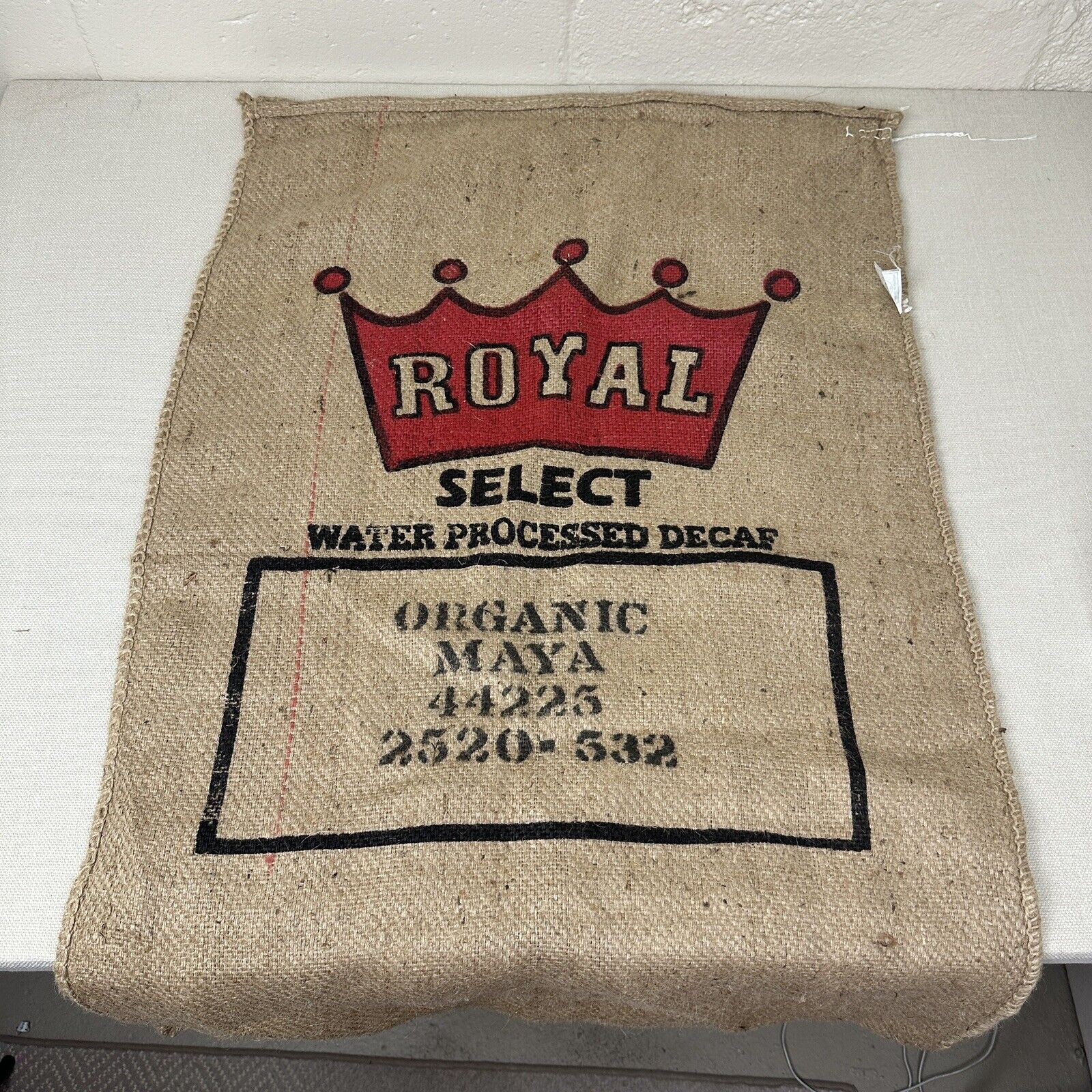 Authentic Royal Select Mayan Coffee Bean Burlap Jute Sack Bag 27