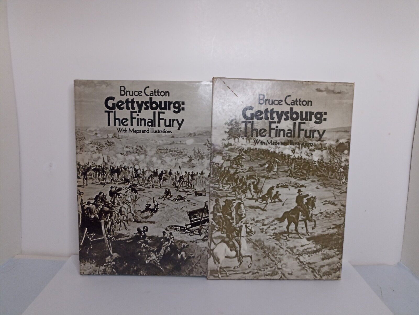 Bruce Catton Gettysburg: The Final Fury with Maps and Illustrations W/ Slipcover