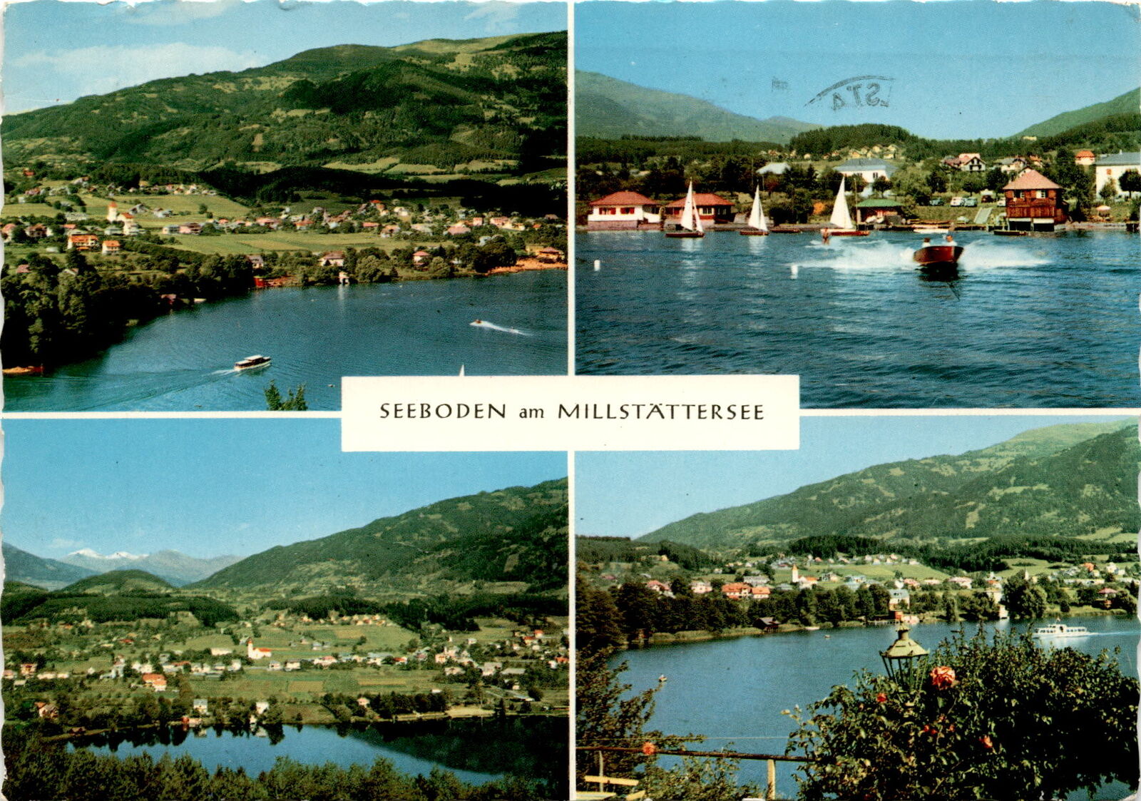 Seeboden am Millstättersee, Carinthia, Austria, Lake Millstatt,  Postcard