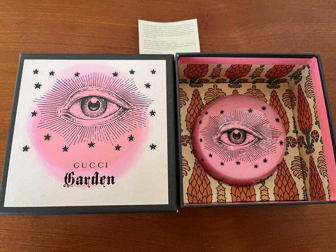 Gucci Garden Star Eye Paper Weight 9.8cm Pink