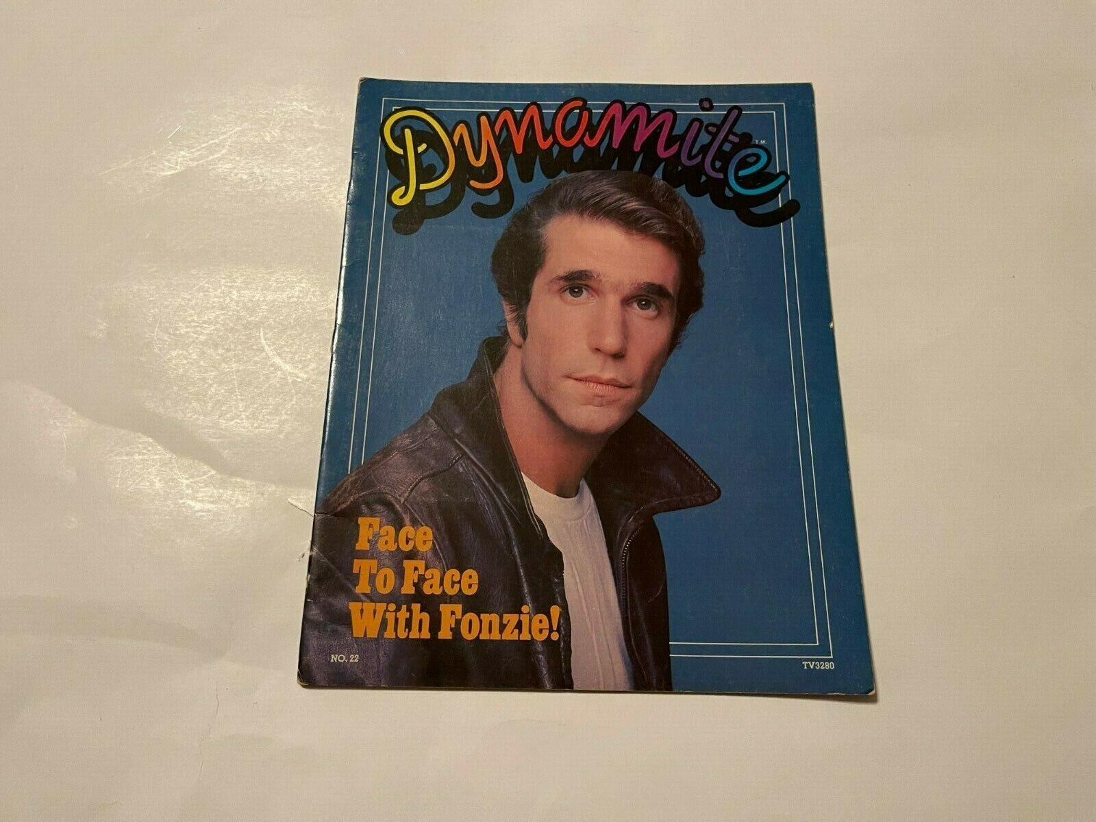 Vintage Dynamite Magazine 1976 No. 22 Fonzie, happy days,