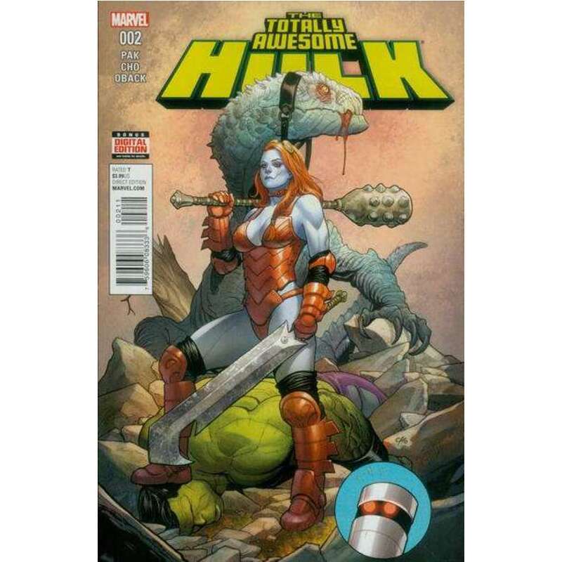 Totally Awesome Hulk #2 in Near Mint minus condition. Marvel comics [q{