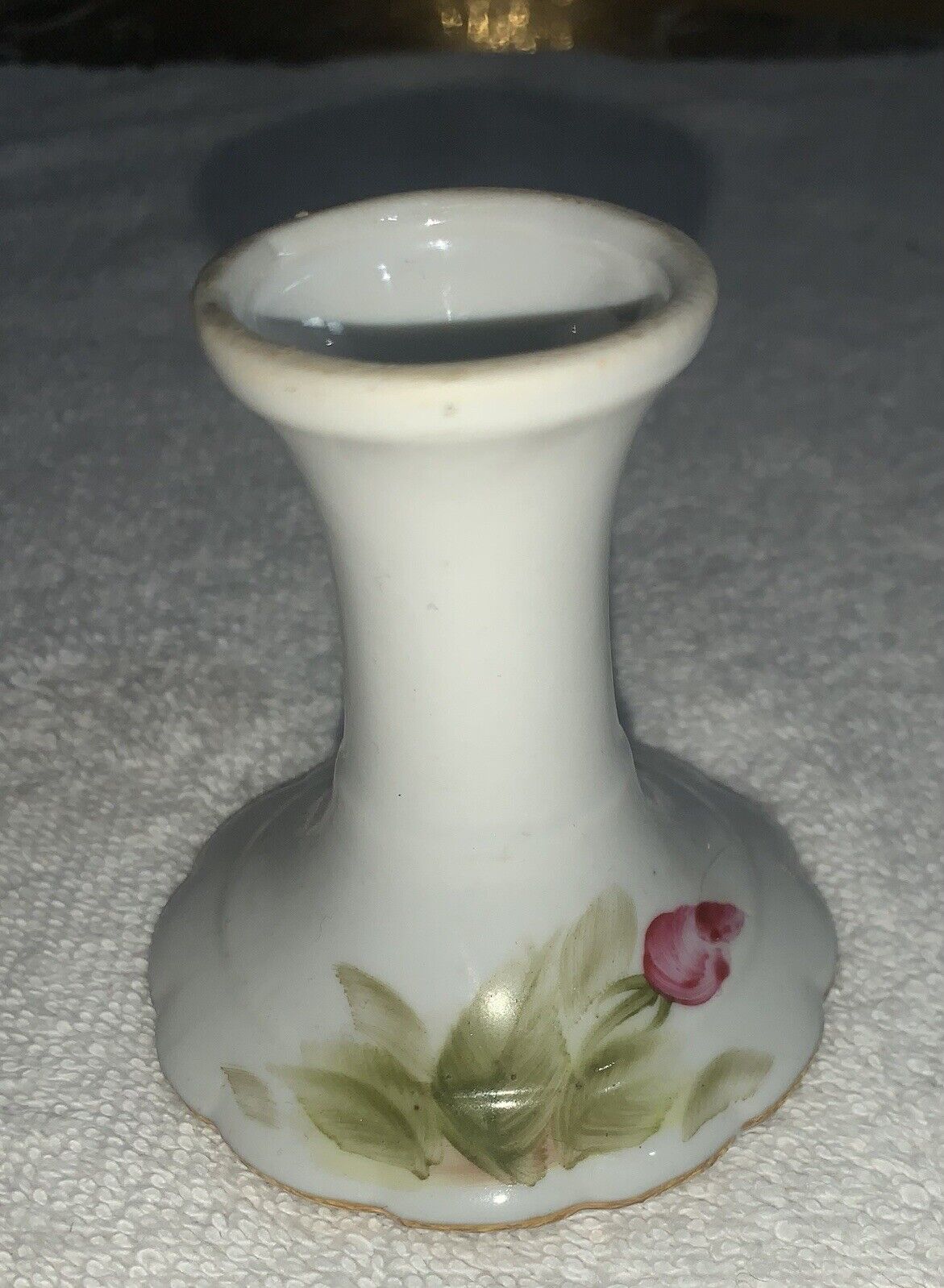 Vtg. Hand Painted Lenwile China Ardalt Candle Holder, Made In Japan