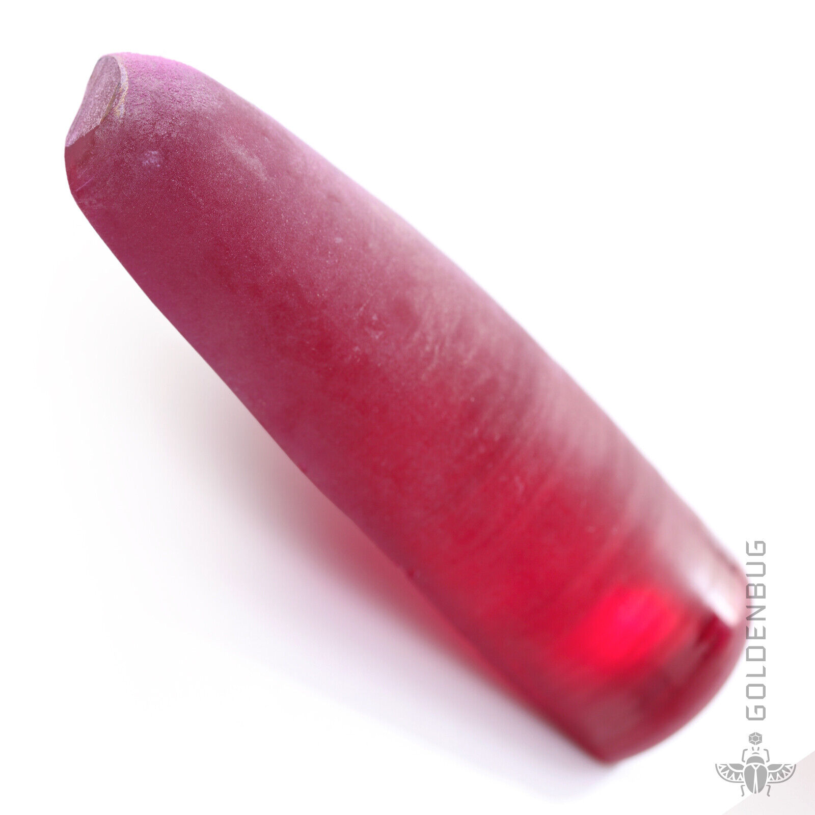 Rough Ruby Boule Genuine Red Corundum Raw Crystal Created Uncut Gemstone EU 67g.