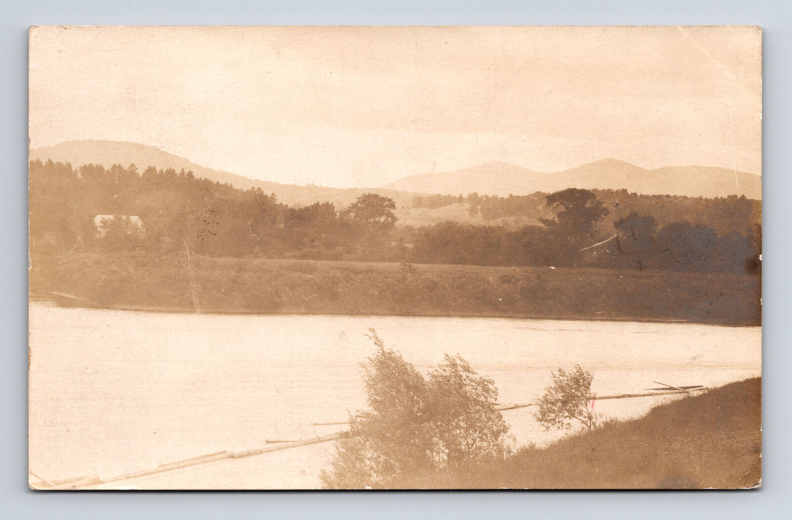 c1910 RPPC Scenic View Posted From North Bethel Maine ME Real Photo Postcard