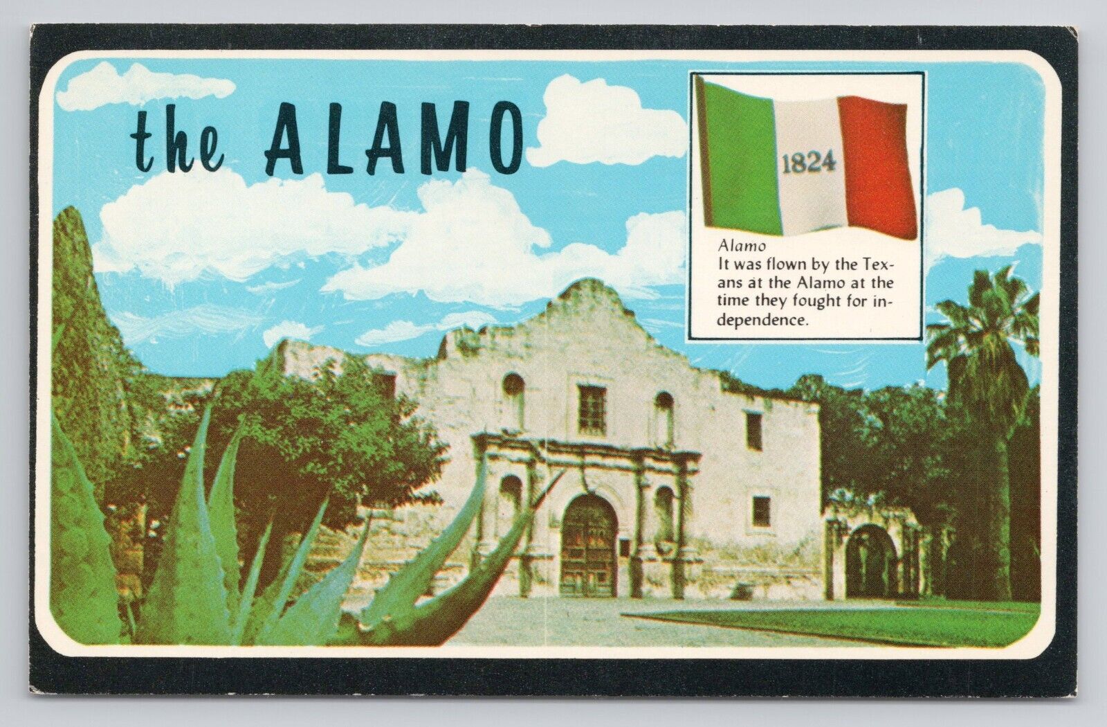 Postcard The Alamo San Antonio Texas