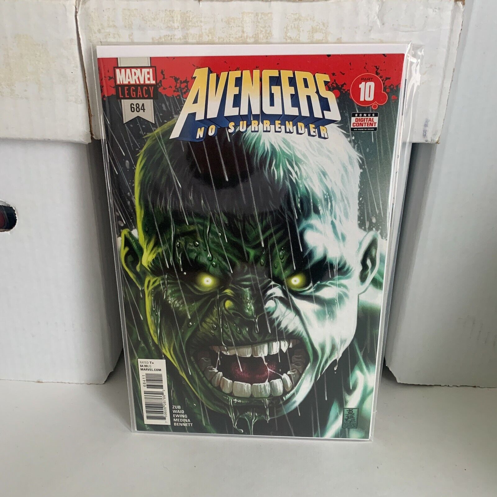 AVENGERS #684 NO SURRENDER PART 10 First Immortal Hulk MARVEL COMICS ~ NM