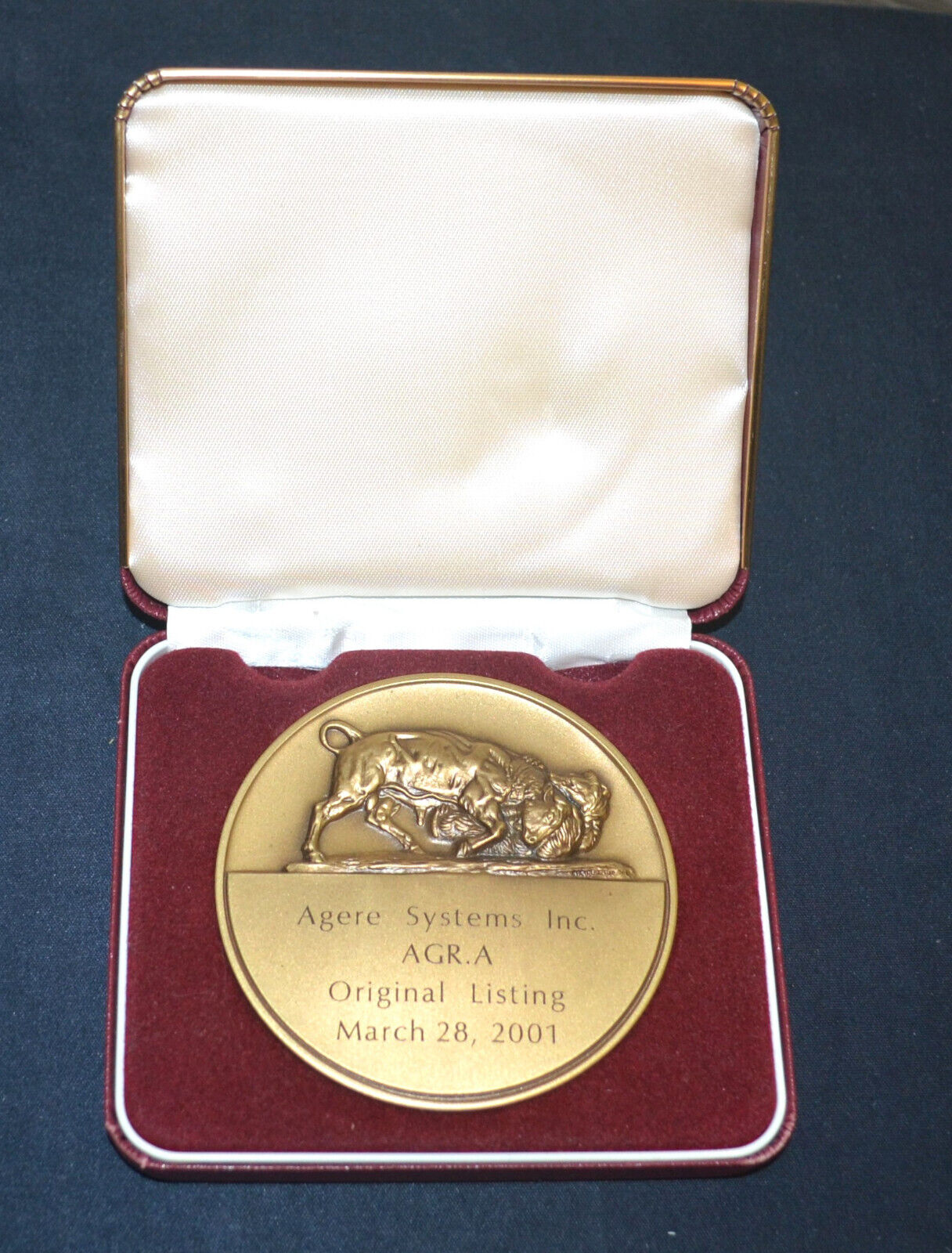 Agere Systems - NYSE 2001 Original Listing Medallion