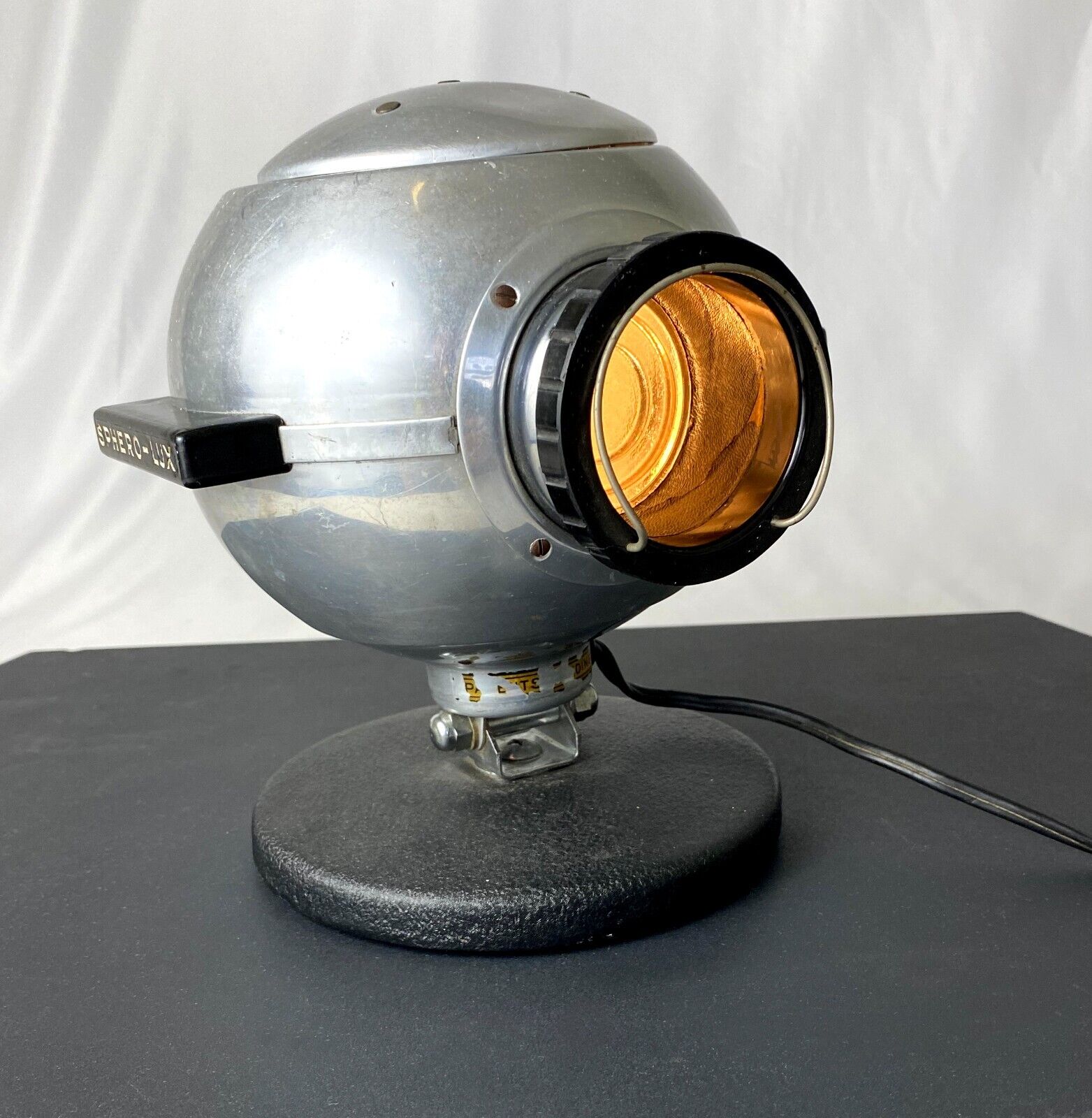 Rare Sphere-O-Lux Vintage 1940s Photographers Special Effects Lamp