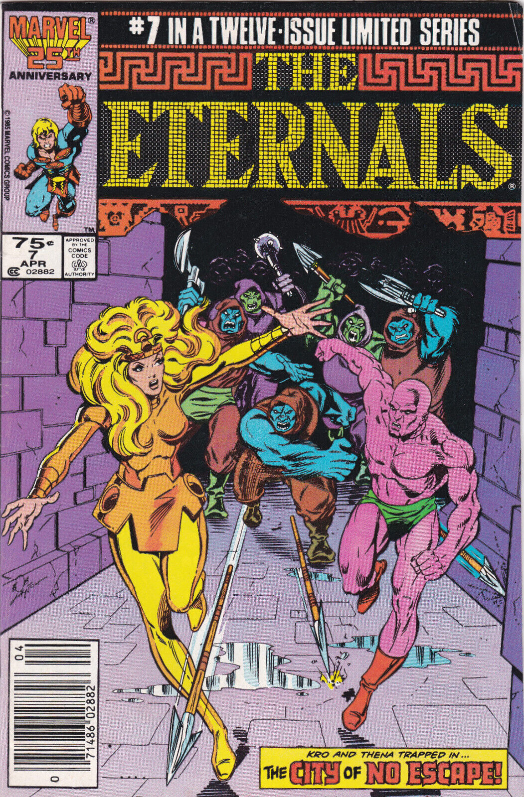 The Eternals, #7 of 12, Marvel Comics, 1985, Copper Age, Newsstand