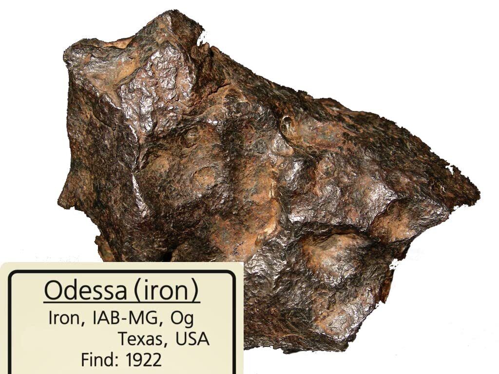 Odessa meteorite specimen (meteorite) Odessa
