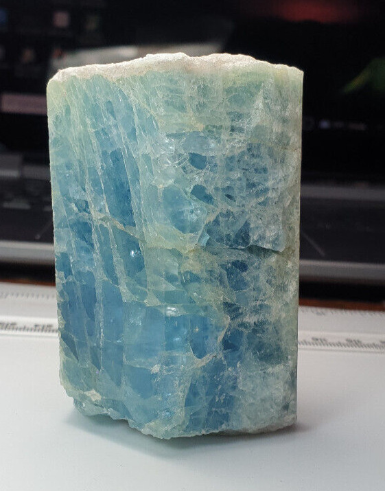 262 Grams Very Nice Quality Aquamarine Terminated Crystal Full Color from Afghan