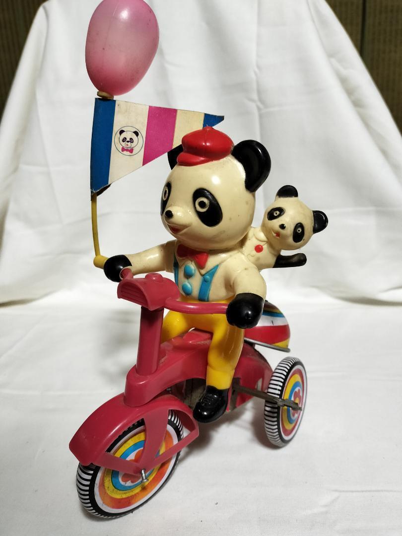 Tin Toy Parent And Child Panda, Baby , Chinese Retro Miscellaneous Goods, Operat