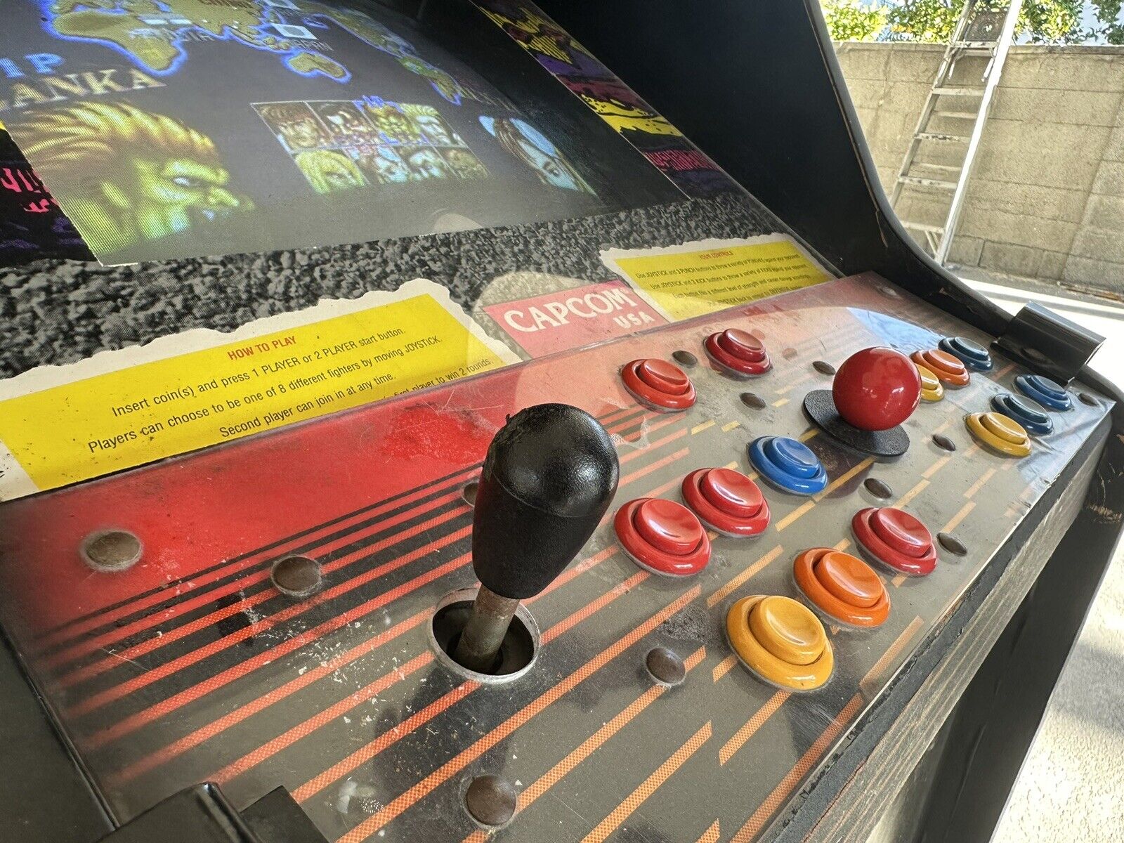Vintage Capcom Street Fighter II: The World Warrior Arcade Cabinet Official