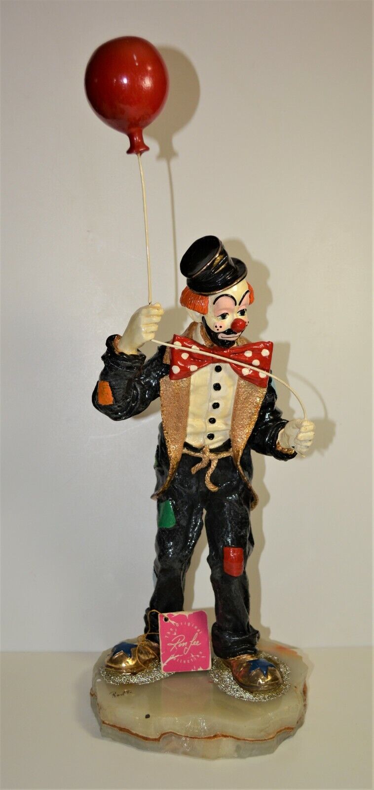 VTG 1986 Original Ron Lee Clown with Red Balloon 17\