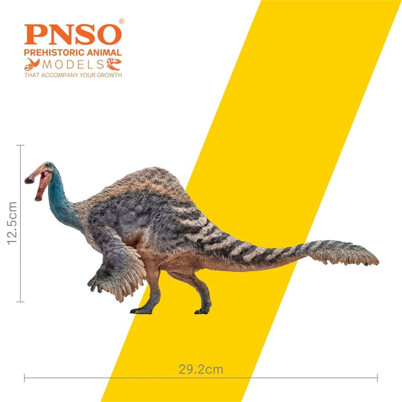 PNSO 64 Deinocheirus Jacques Model Prehistoric Animal Theropoda Dinosaur Decor