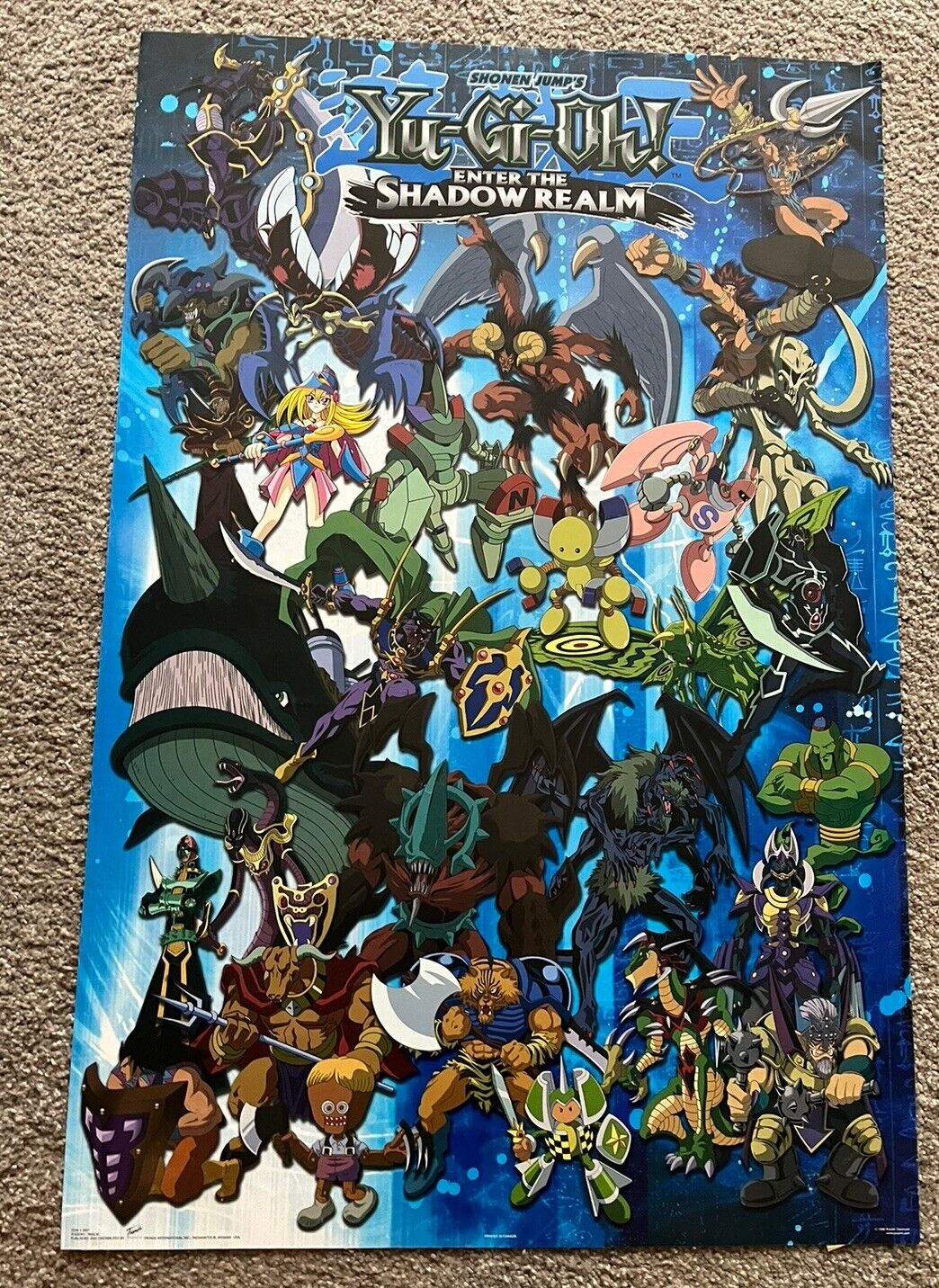 Yu-Gi-Oh  Enter The Shadow Realm 22x34 Poster Rare Vintage 1996 Trends