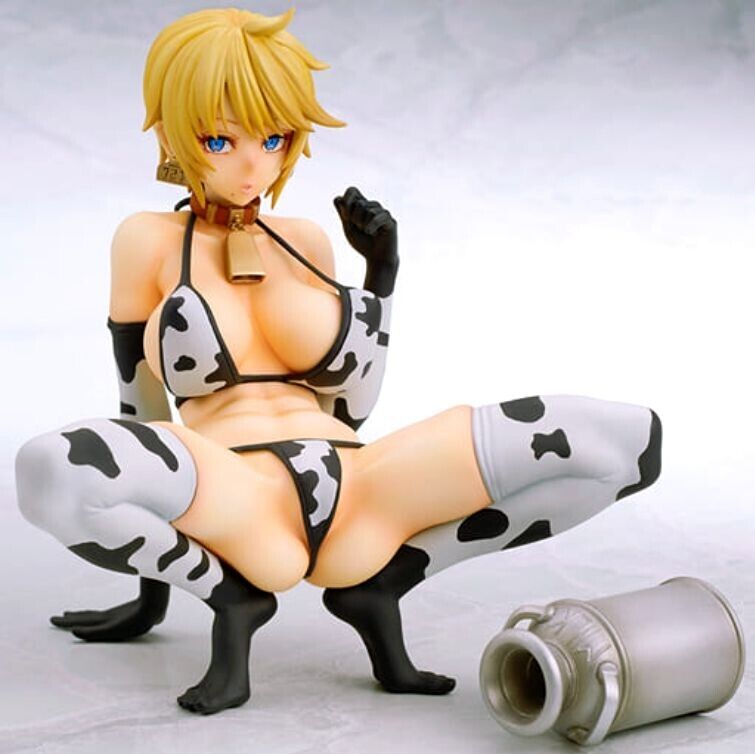 NSFW A Nyuugyuu Cow's Life Number 721 1/6 Holstein ver. Q-Six R18 Figure Japan