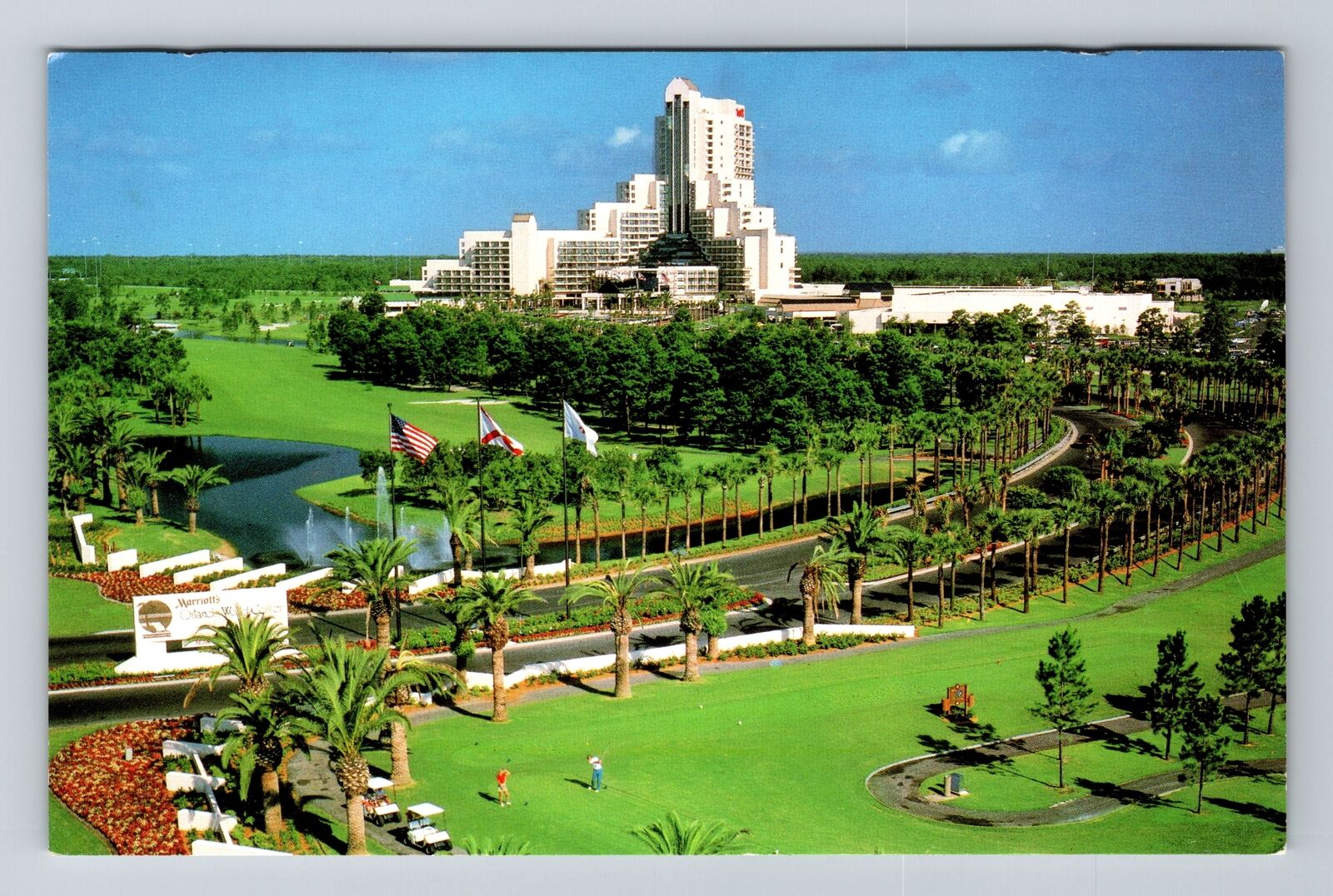 Orlando FL-Florida, Orlando World Center Resort, Vintage Postcard