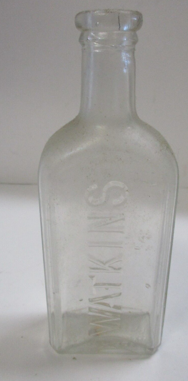 Vintage Glass Medicine Bottle Watkins