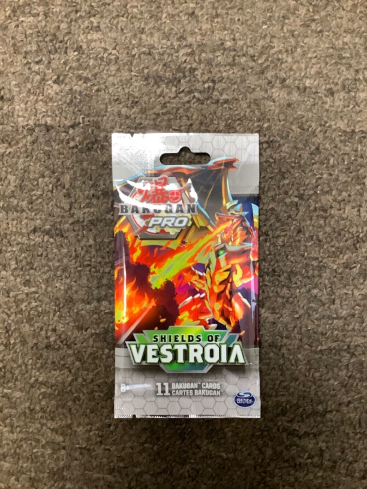 Bakugan Pro, Shields of Vestroia Booster Pack with 11 Collectible Trading Cards