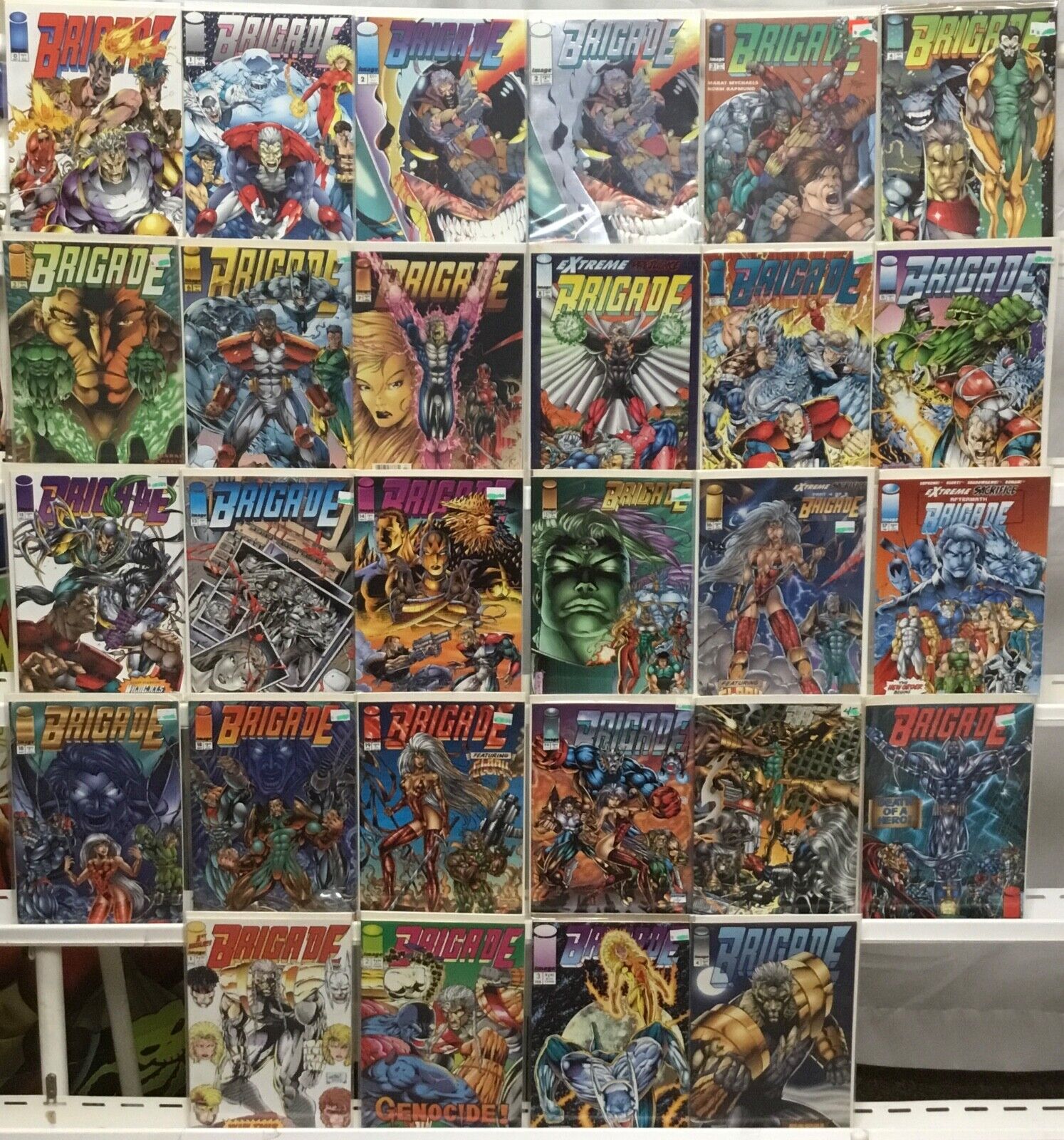 Image Comics Brigade Run Lot 0-21 Plus Mini-Series Missing #9 VF/NM 1993