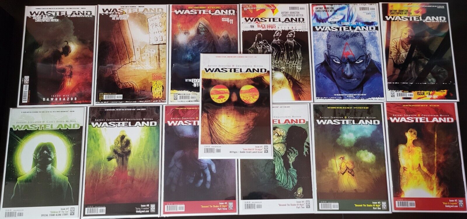 Wasteland #1 - #11 + #14/#15 Oni Press 2006/2008 Lot of 13 Comics.