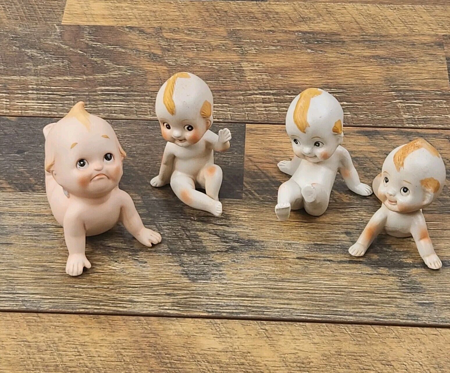 Vintage Kewpie Dolls Baby Porcelain Ceramic Figurines Made In Korea 