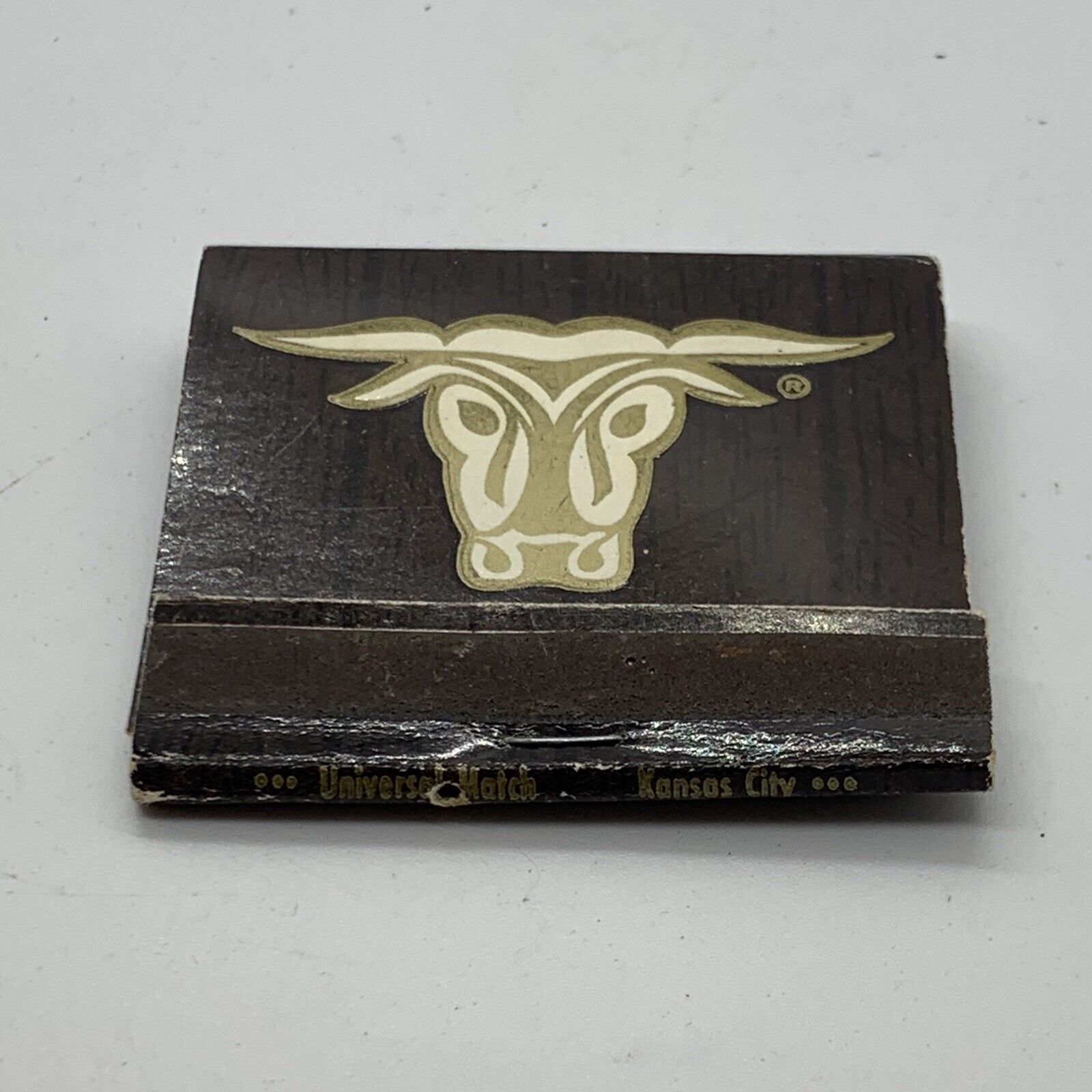 Golden Ox Steaks Unstruck Matchbook Cover