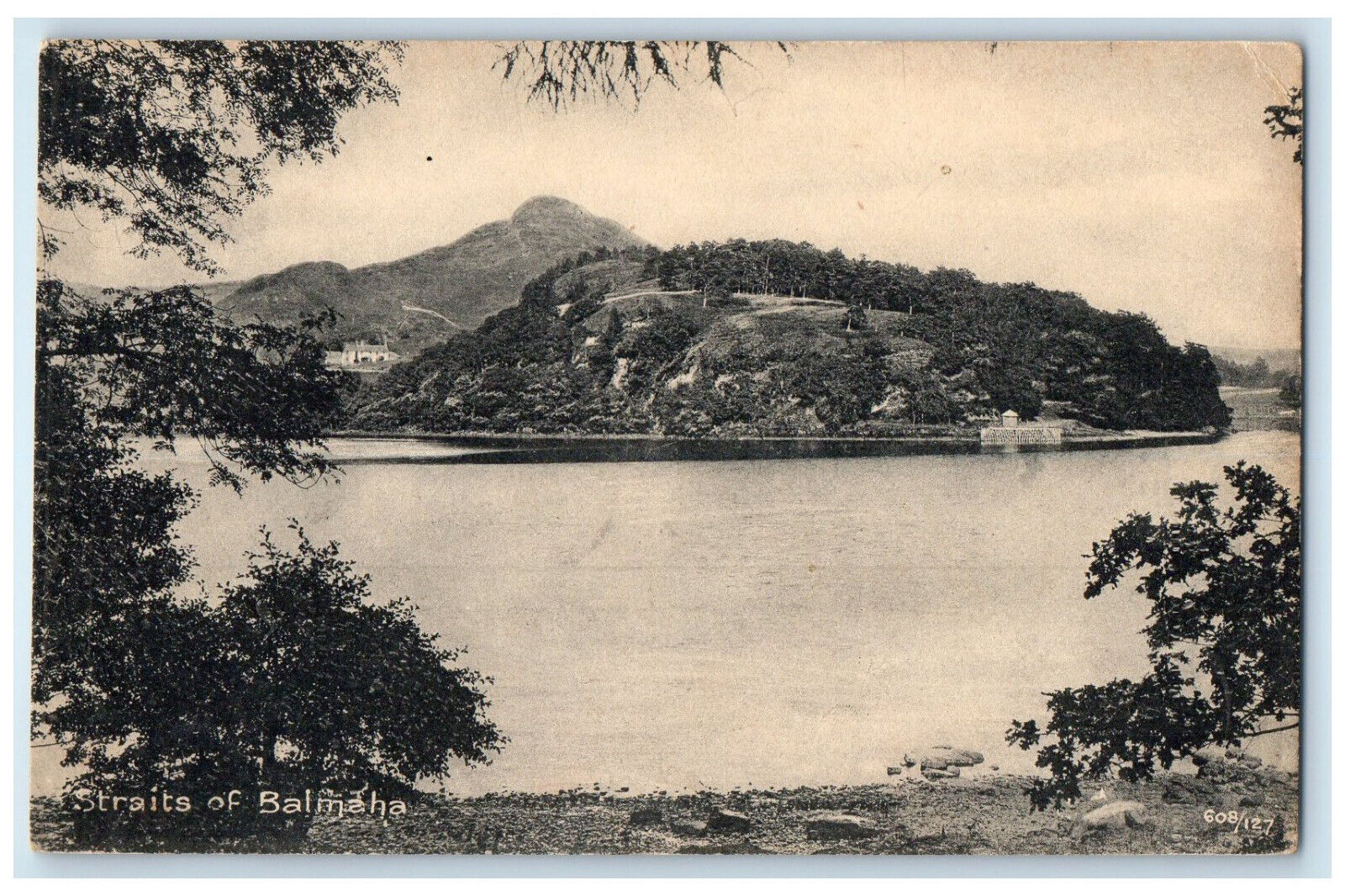 c1905 River View Straits of Balhama Scotland Unposted Antique Postcard