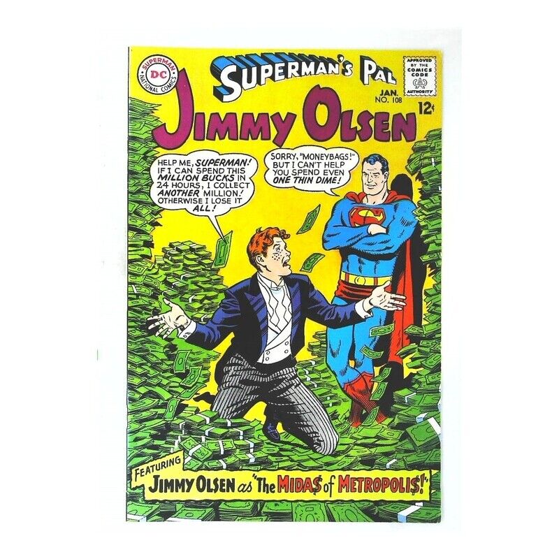 Superman's Pal Jimmy Olsen #108 1954 series DC comics VF [i.