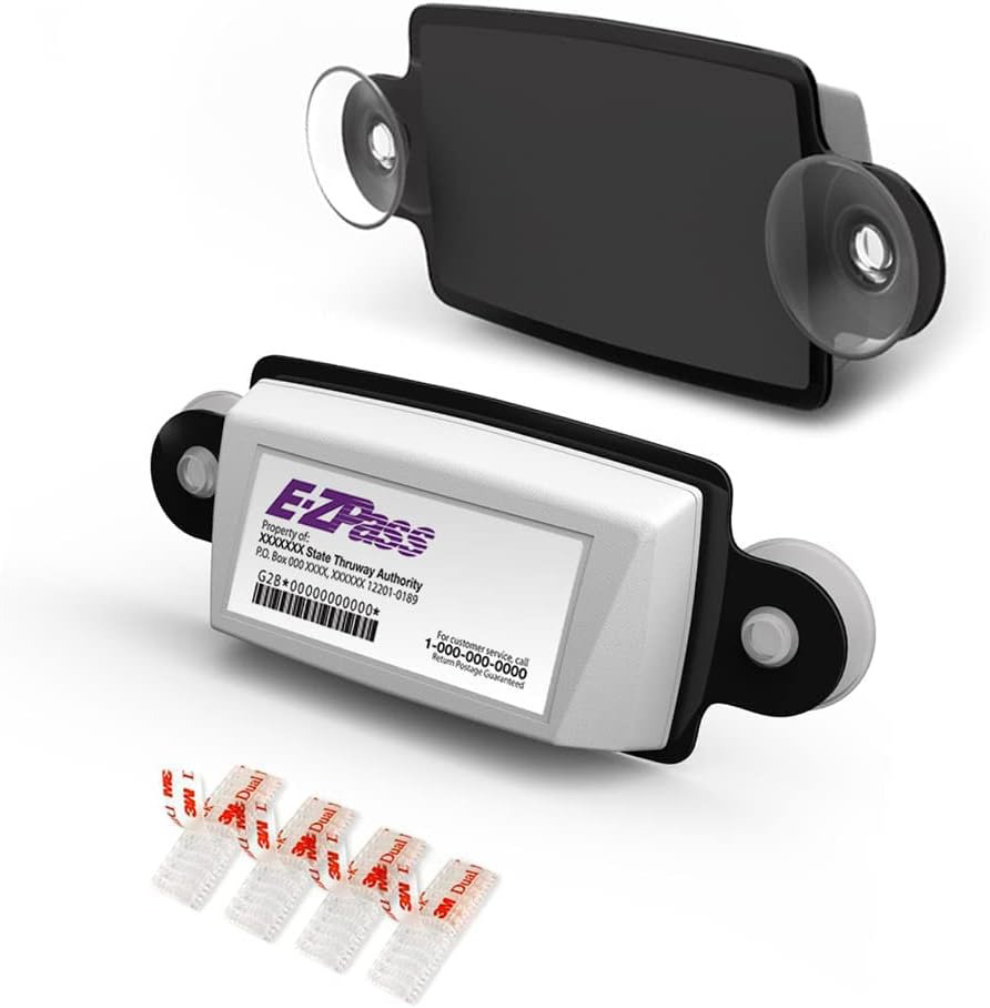 AUTOBOXCLUB EZ Pass Holder, IPass Holder/Toll Pass Holder for Most US Pass to 1
