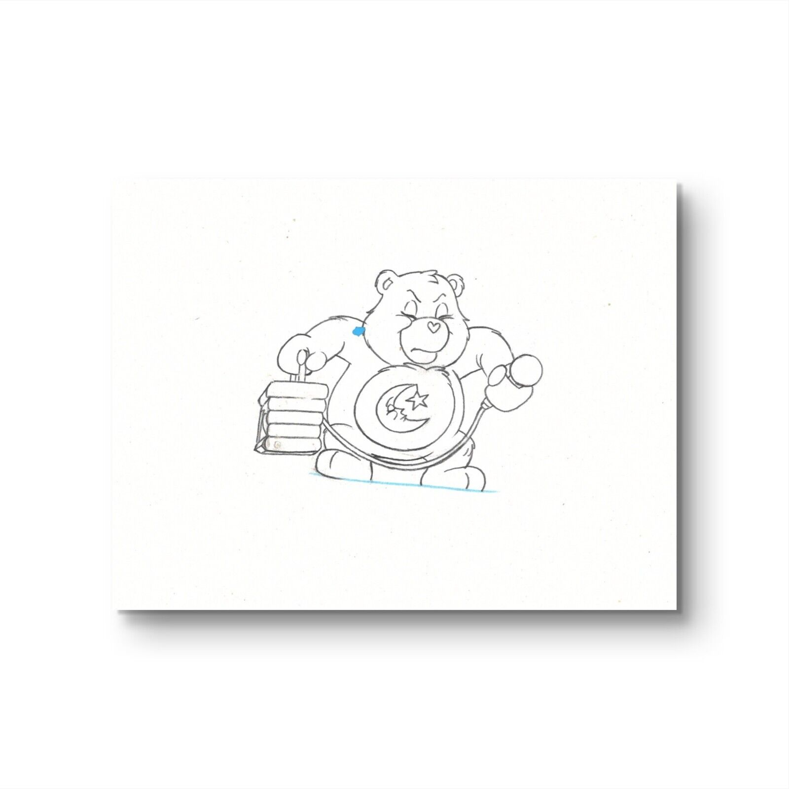 Care Bears Season 3, 1988 Animation Drawing: Bedtime Bear, SSV1301