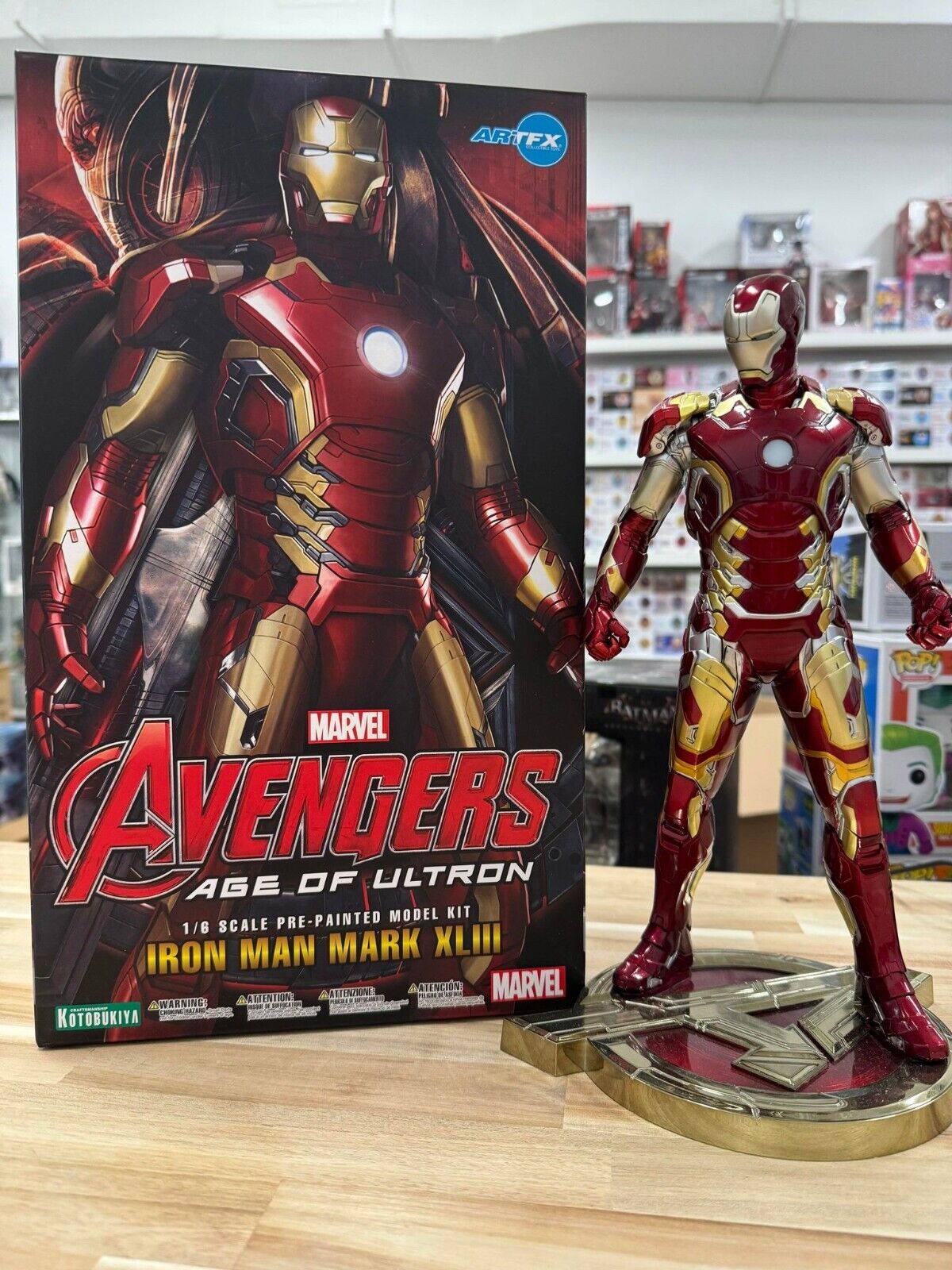 Kotobukiya Artfx+ - Avengers Age Of Ultron - Iron Man Mark XLIII 1/6 Scale