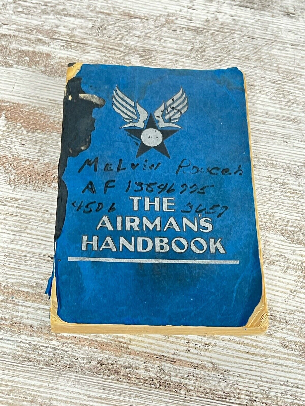 1951, The Airman's Handbook, U.S. Air Force, U.S. Military, Second Edition