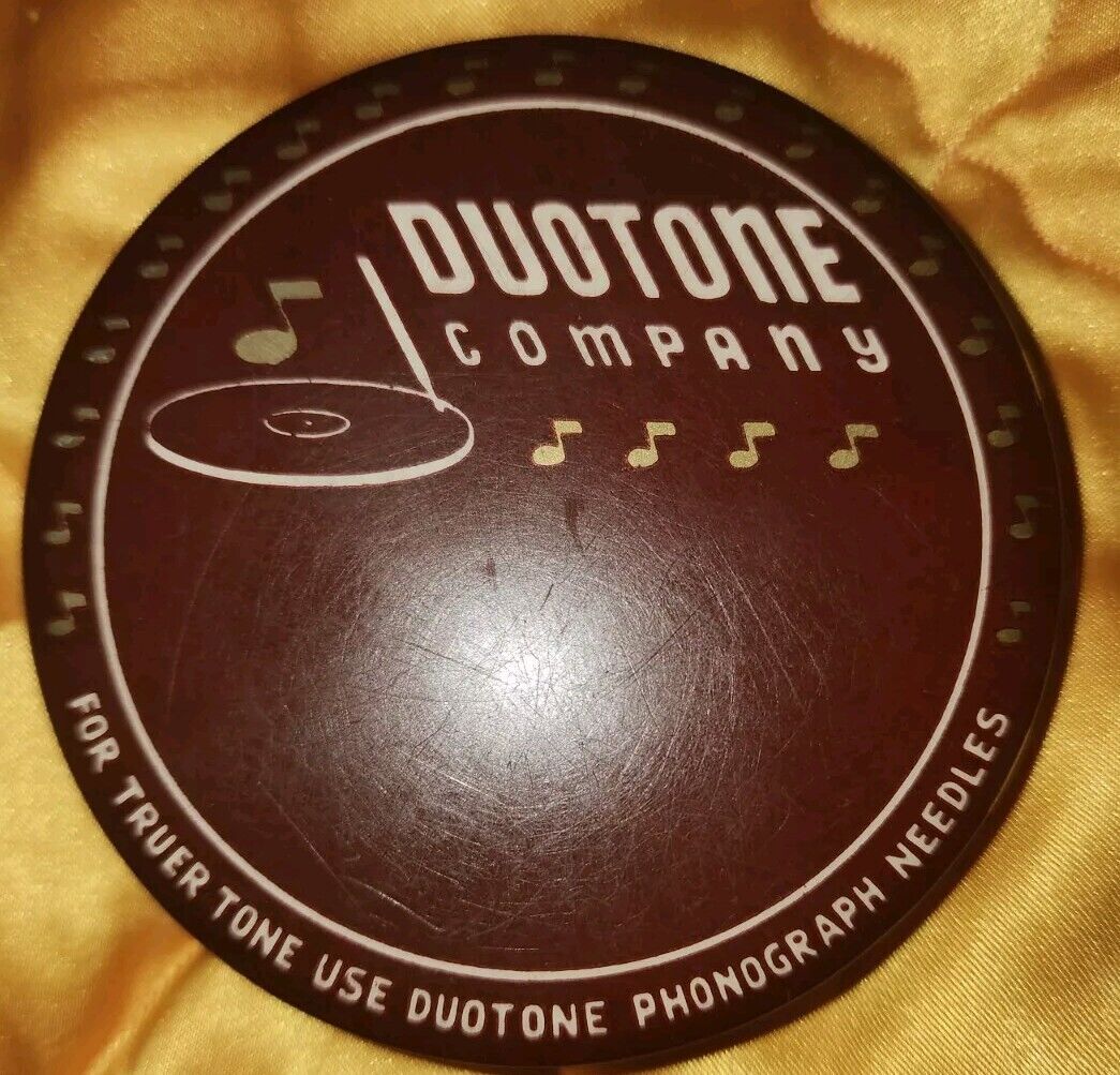 Vintage 1920s - 1930s Duotone Company Record Cleaner Phonograph Velvet Brush