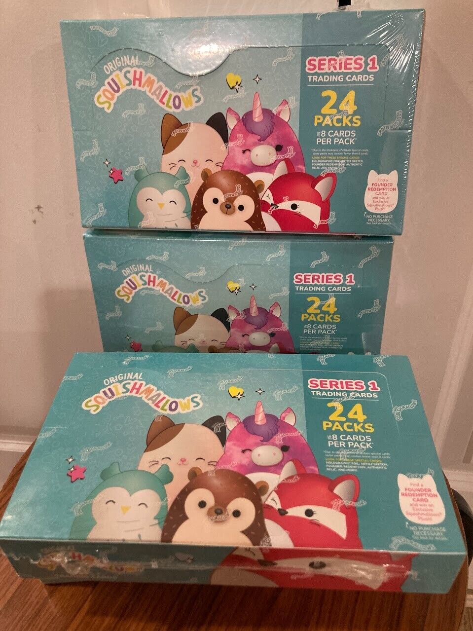 Squishmallows Official Jazwares Series 1 Trading Cards 24-Pack sealed