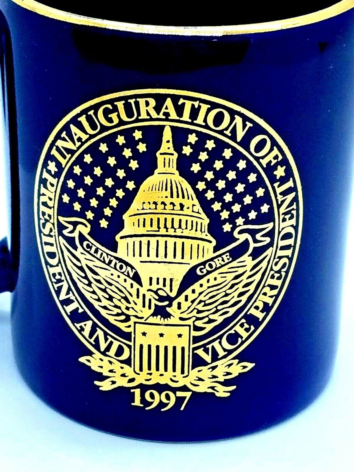 1997 President and Vice President Inauguration Cup  12 ounces Pre Owned