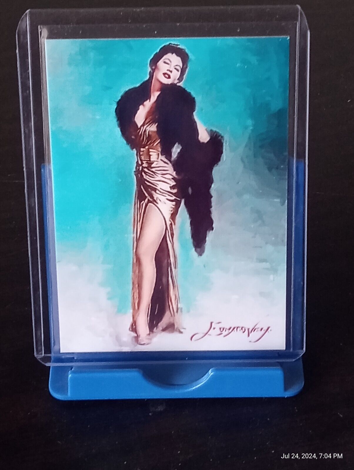 AP5 Ava Gardner #3 - ACEO Art Card Signed by Artist 50/50