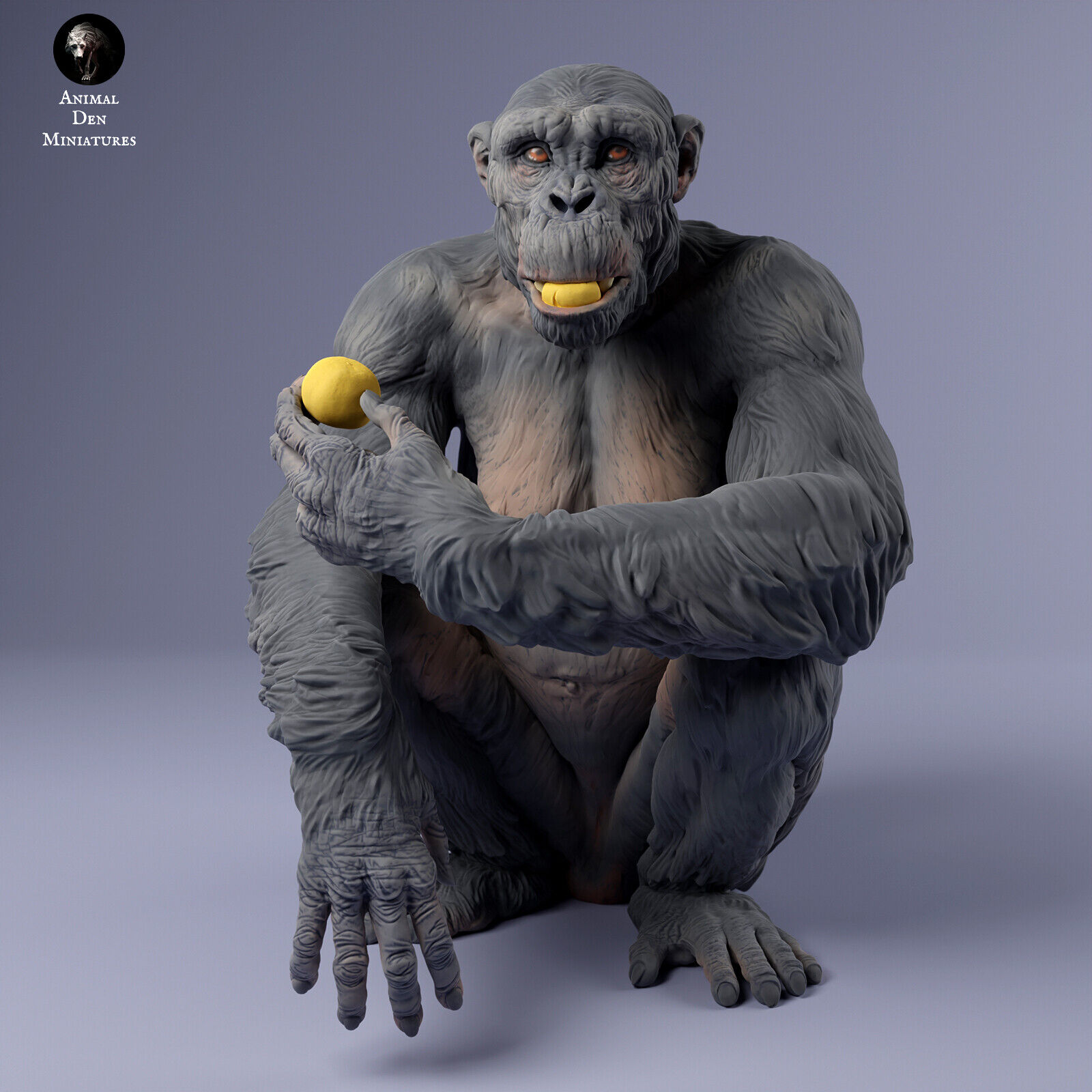 Breyer size artist resin companion animal figurine female chimpanzee
