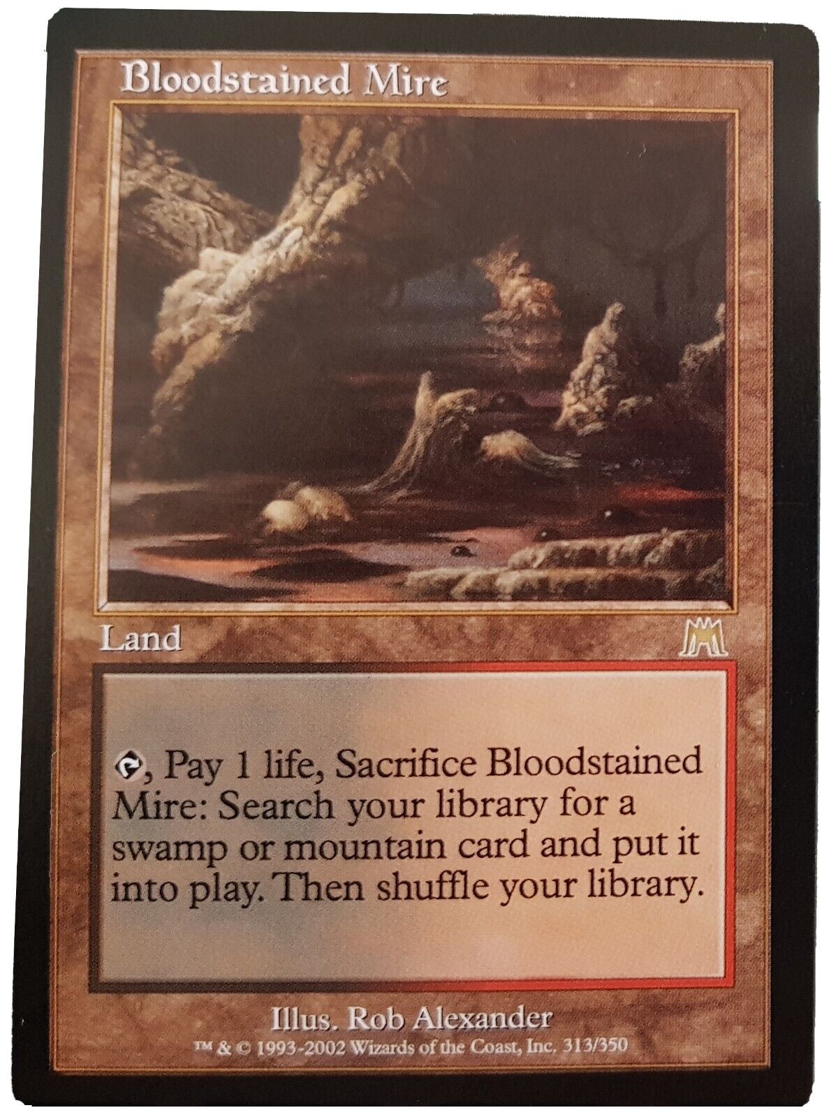 Magic the Gathering, MTG, Bloodstained Mire, Type: Country, Unplayed - Unplayed