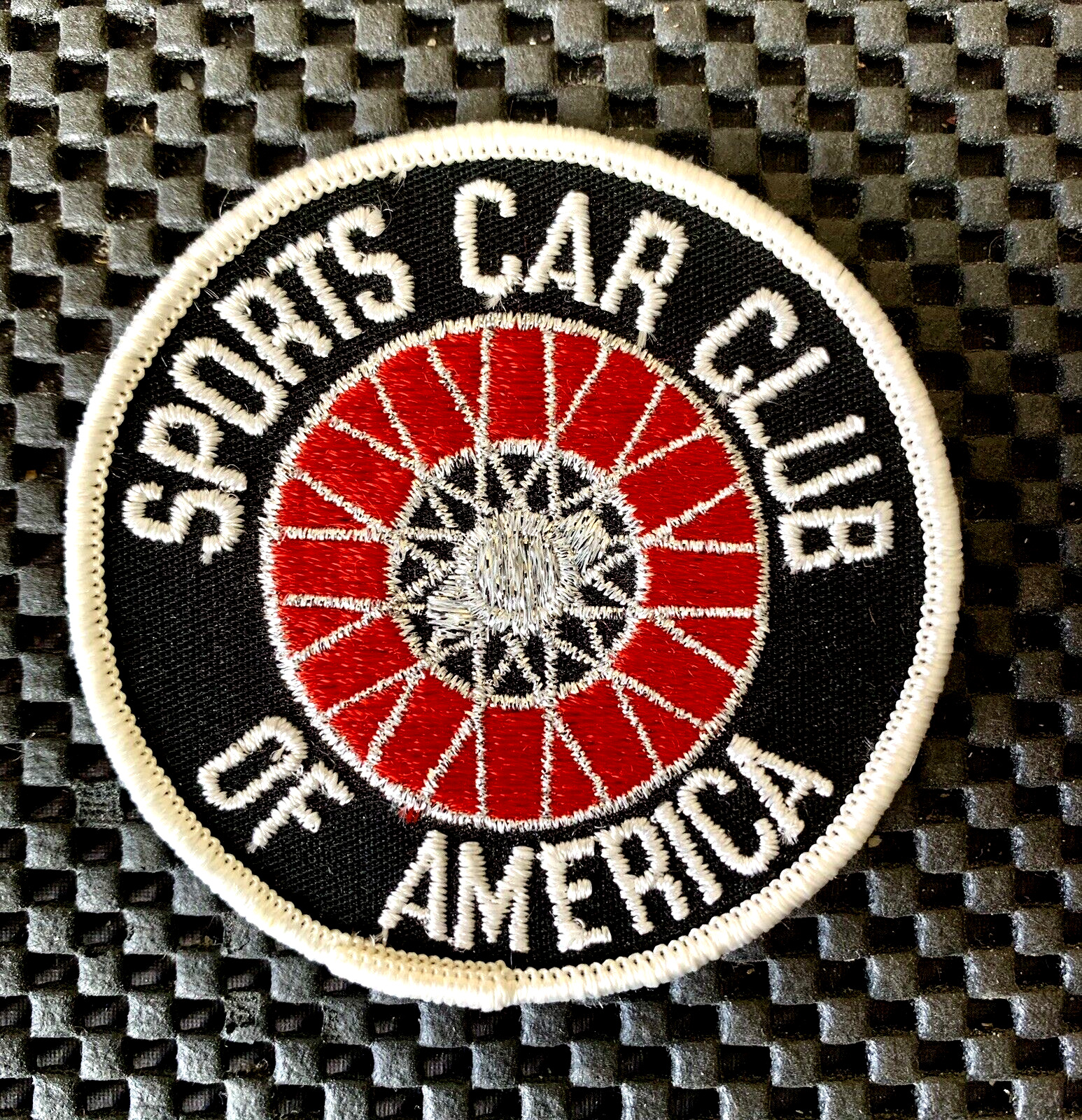 SCCA SPORTS CAR CLUB OF AMERICA EMBROIDERED SEW ON ONLY PATCH AUTO RACING 3\