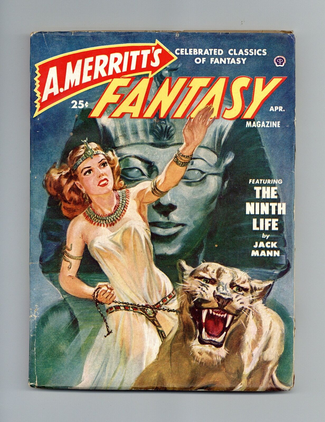 A. Merritt\'s Fantasy Magazine Pulp Apr 1950 Vol. 1 #3 VG