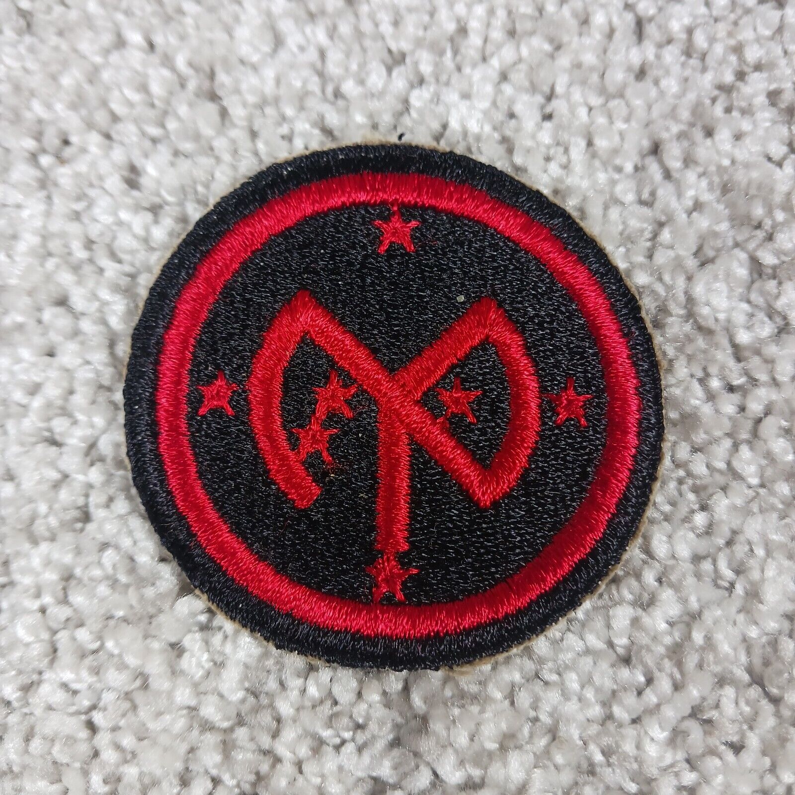 Vintage 27th Infantry Division Patch New York NY NG Roughnecks WWII VTG Original